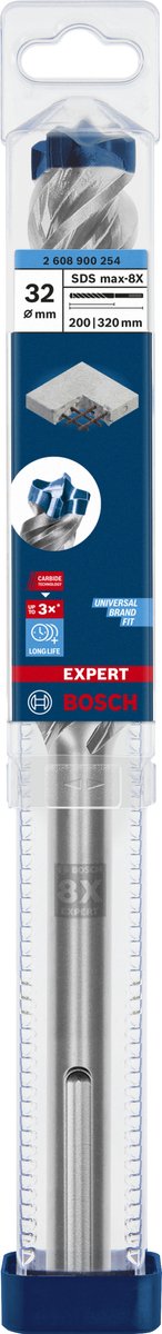 Bosch expert sds max-8x hamerboor 32 x 200 x 320 mm