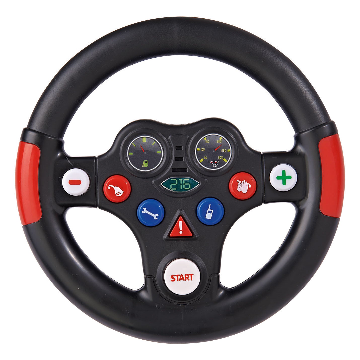 Big playing steering wheel with racing sounds