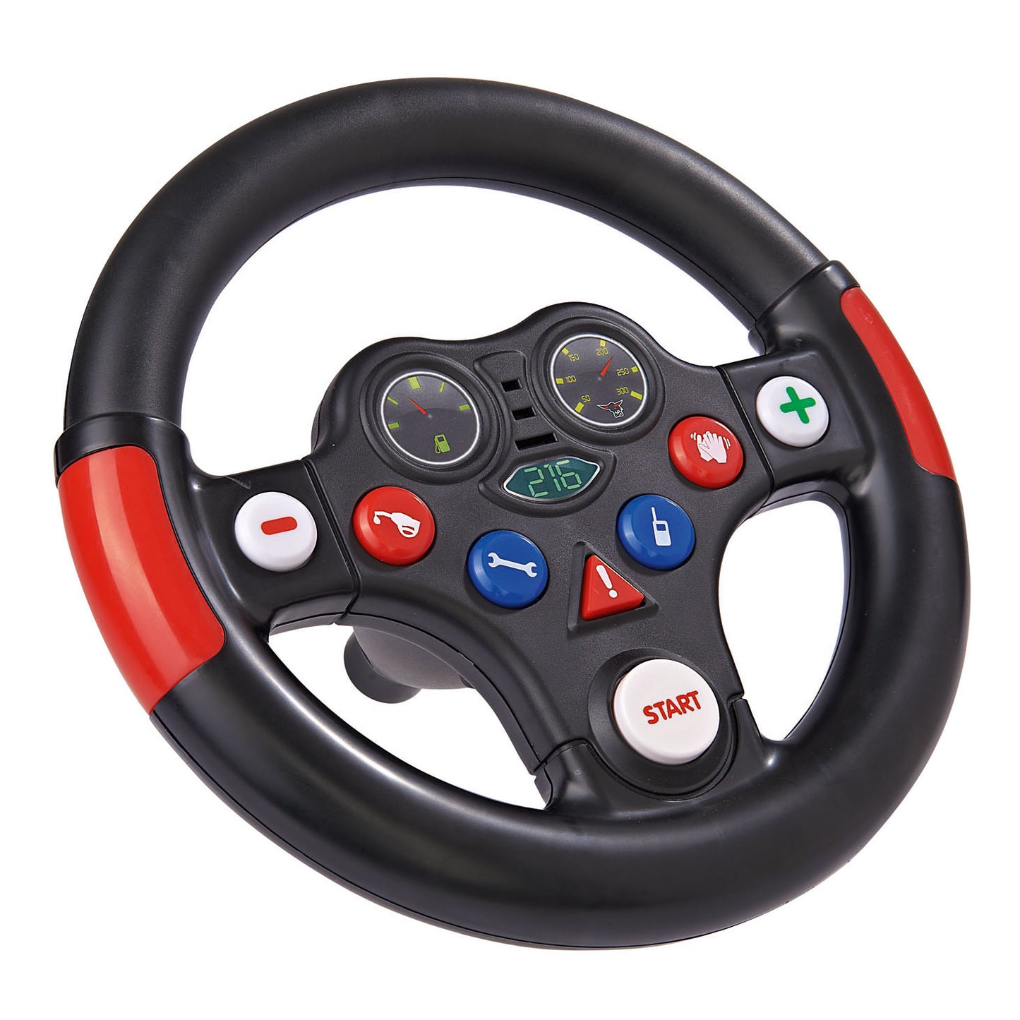 Big playing steering wheel with racing sounds