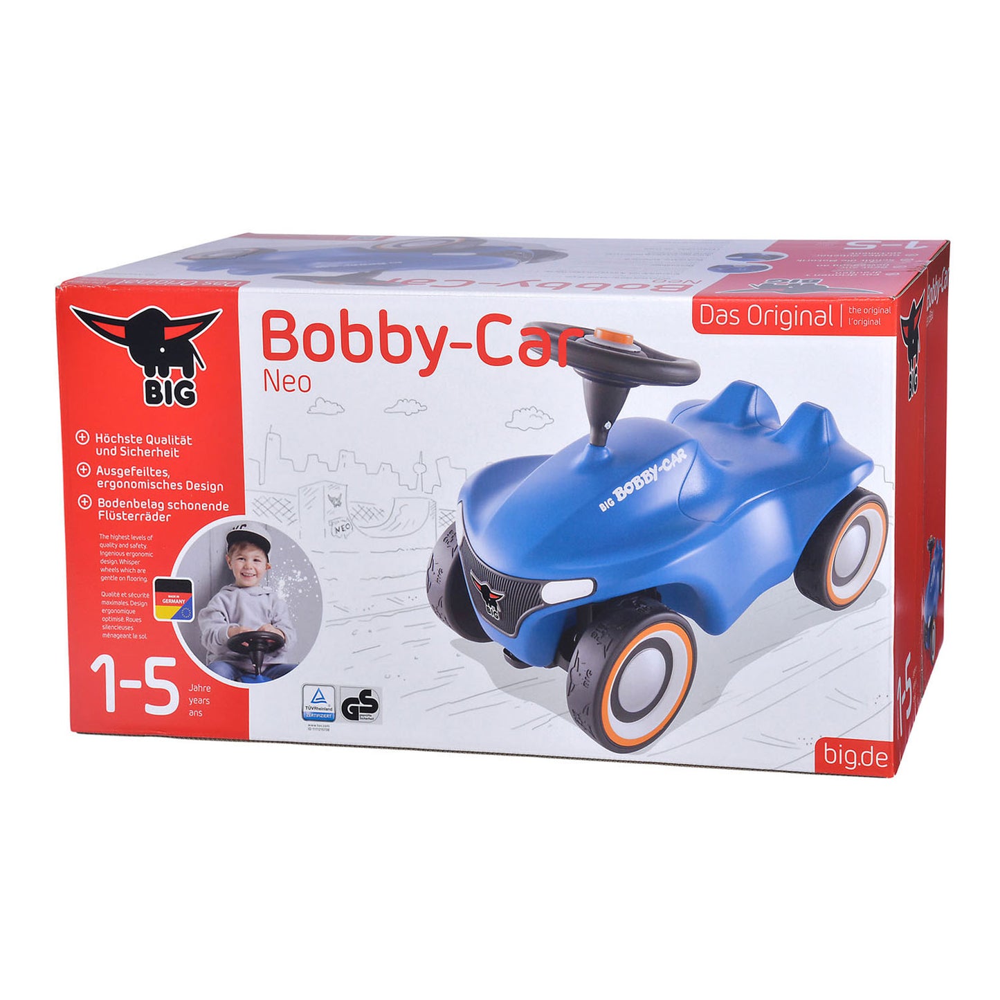 Big Bobby Car Neo Blauw