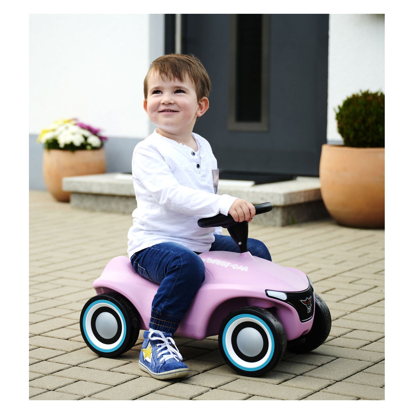 Big Bobby Car Neo Pink Walking Auto