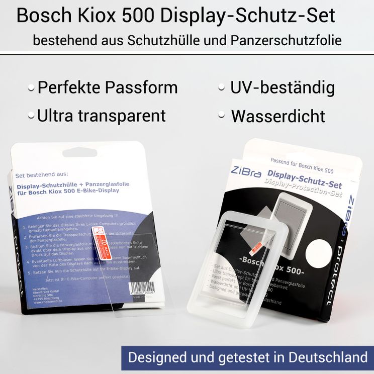 Display Cover Zibra Bosch Kiox 500