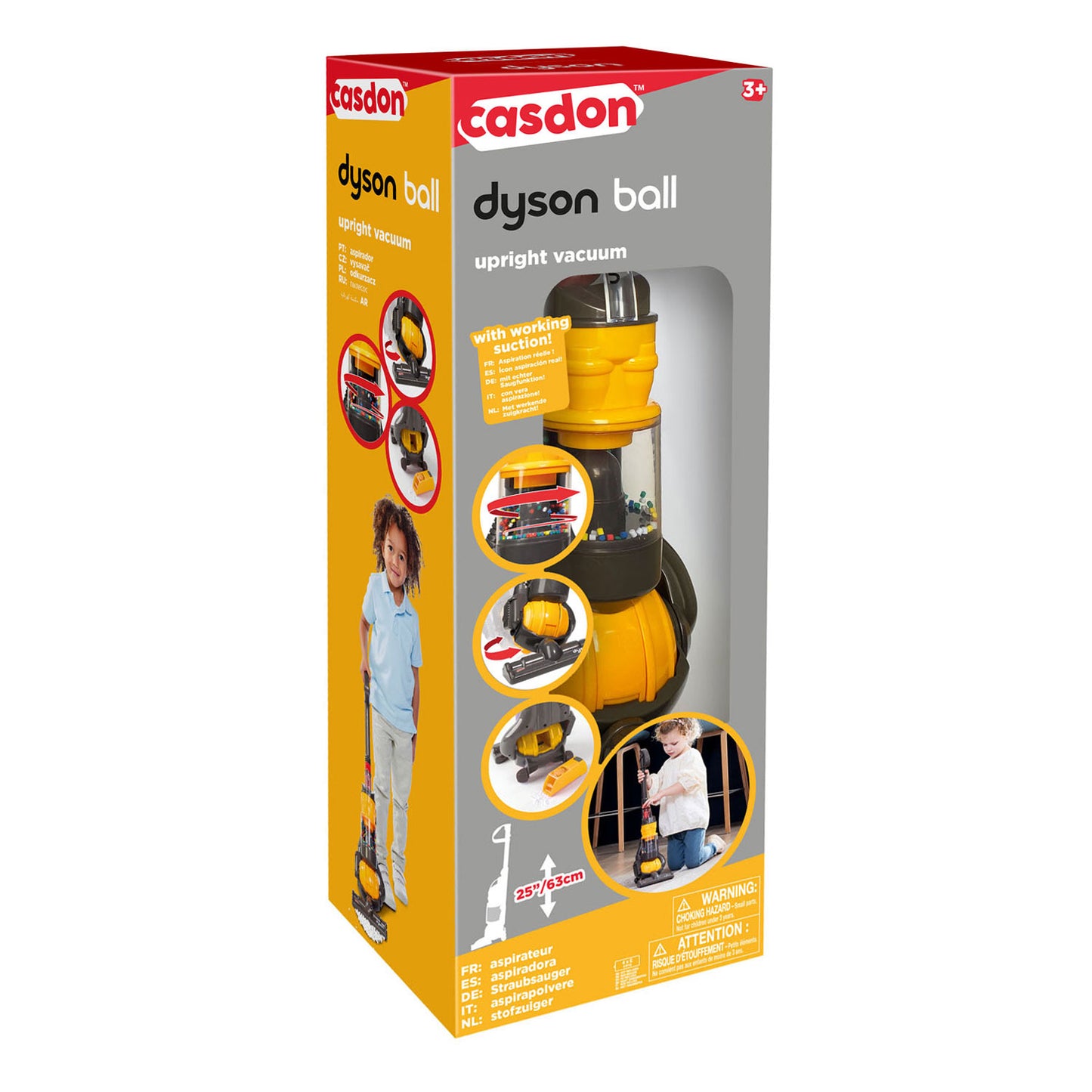 Casdon dyson ball speelgoed stofzuiger - realistisch kinderspeelgoed.