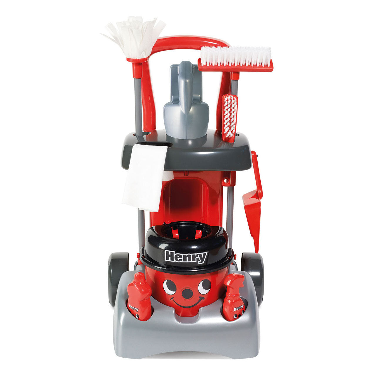Juego de juego de lujo henry con carrito de limpieza casdon