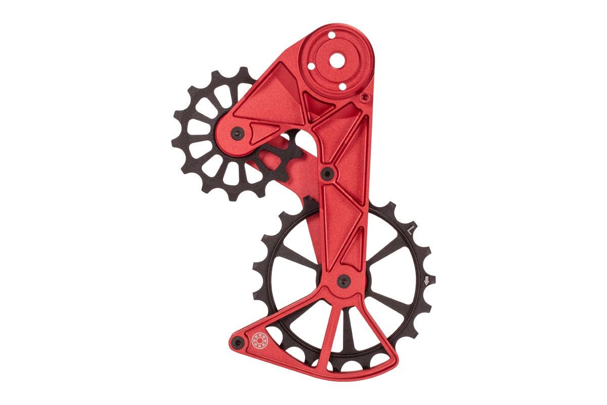 Jaula de cambio de bolas jaula de cambio oversize xtr xt 12 velocidades rojo