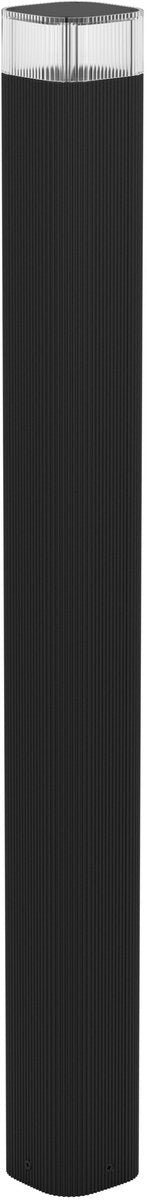 Eglo castelnuovo lampada da terra da esterno - gu10 - 80 cm - nero trasparente