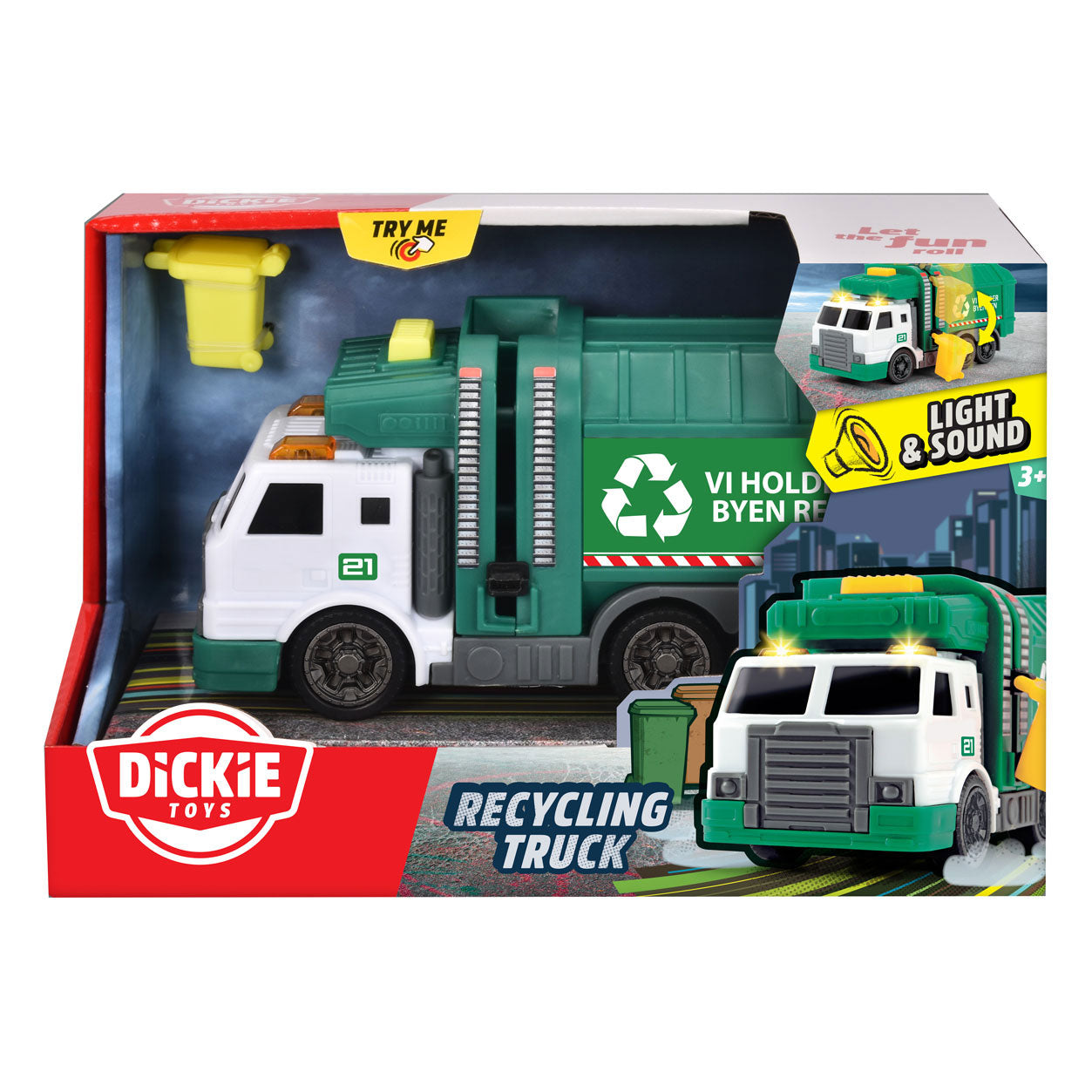 Dickie Recycle Truck con luz y sonido