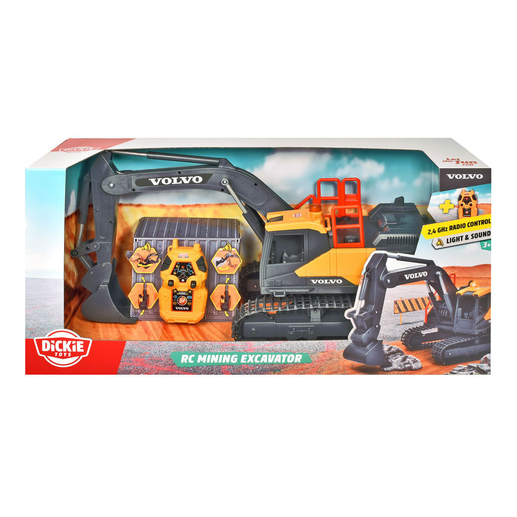 Dickie RC Volvo Mini Excavator Controrable Excavator