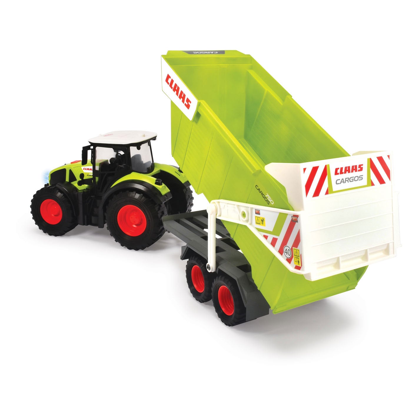 Dickie Claas Tractor con trailer di ribaltamento