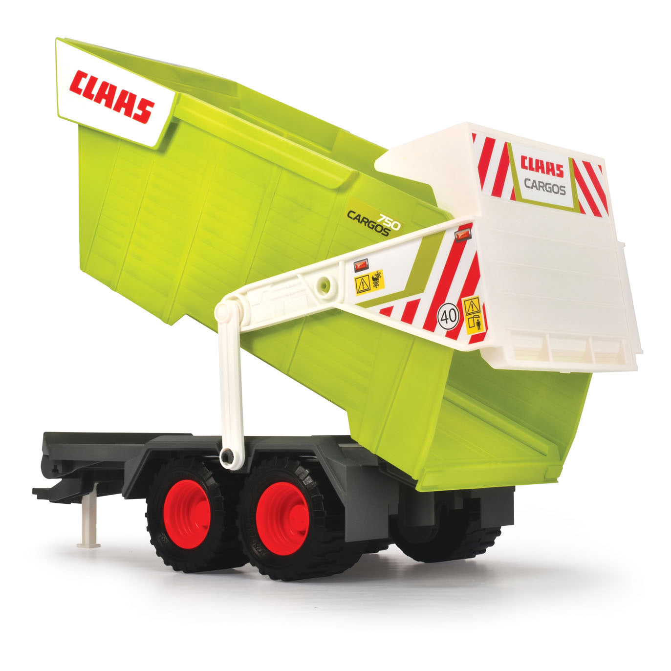 Tractor Dickie Claas con trailer de propina