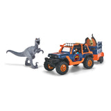 Dickie Dino Jeep con set di trailer - afbeelding 1