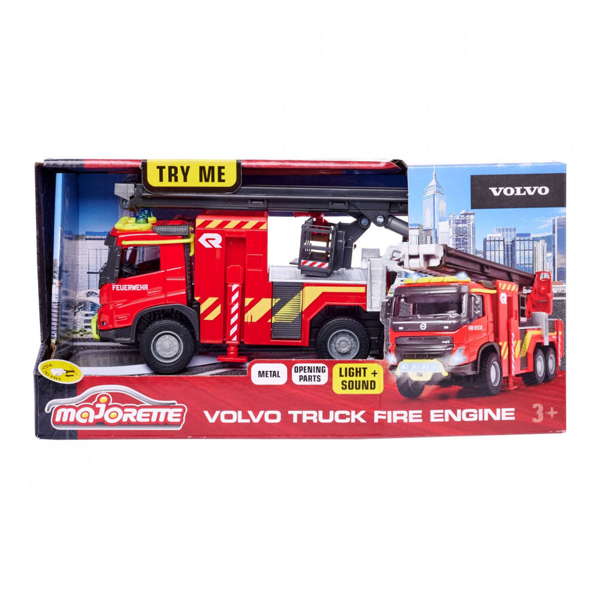 Majorette Volvo Fire Truck