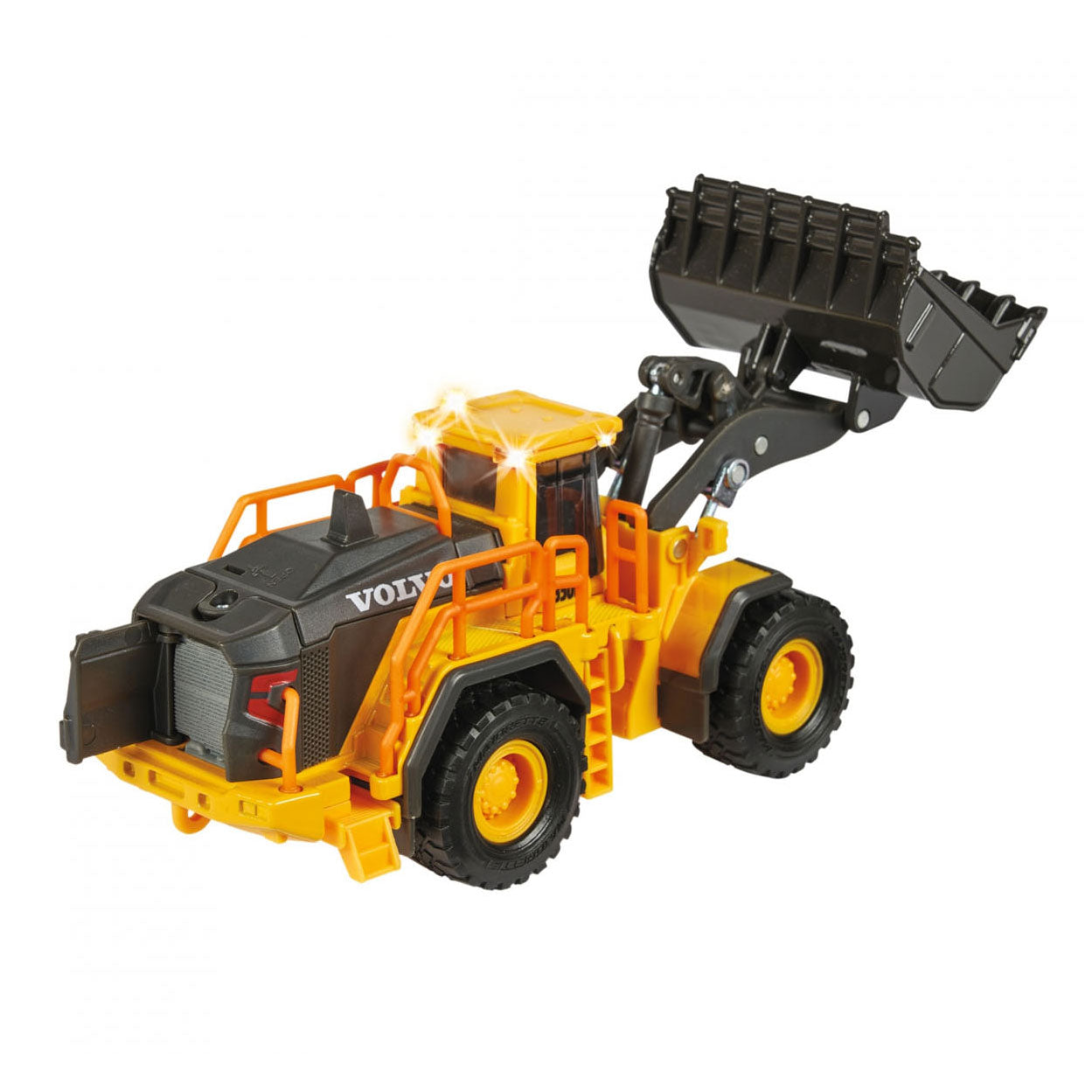 Majorette Grand Series Volvo Wheel Carger Construction Metal Light and Sound 21 cm Toy Vehicle
