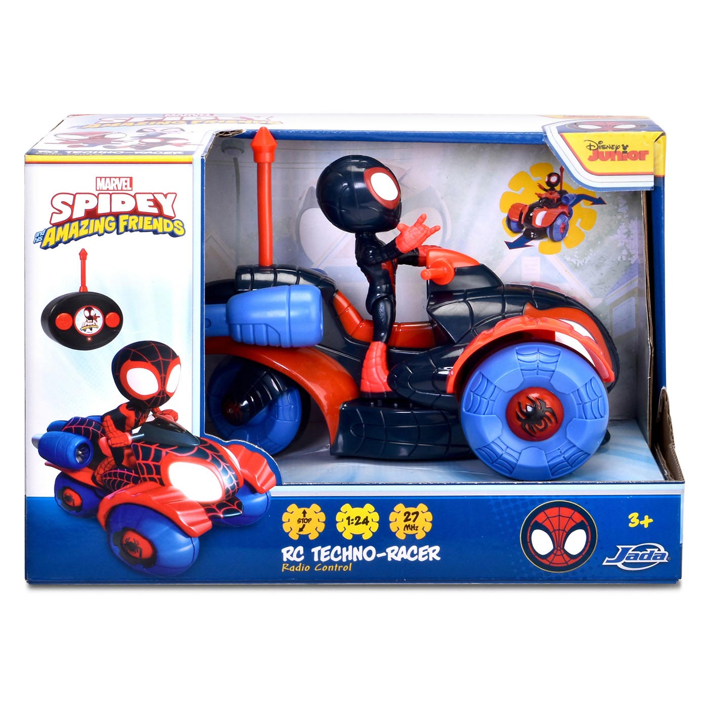 Jada RC Miles Morales Techno-Racer Careable Car