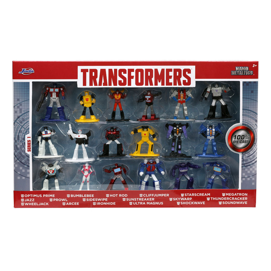 Jada Toys Transformers Nano Wave 1 Play Figures 18.