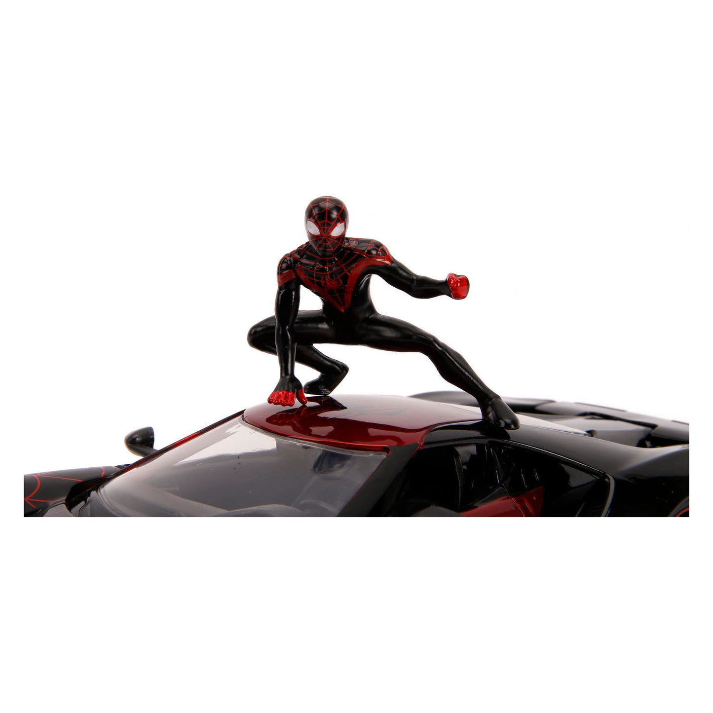 Jada Marvel Miles Morales Spiderman con Ford GT Auto 1:24 2017