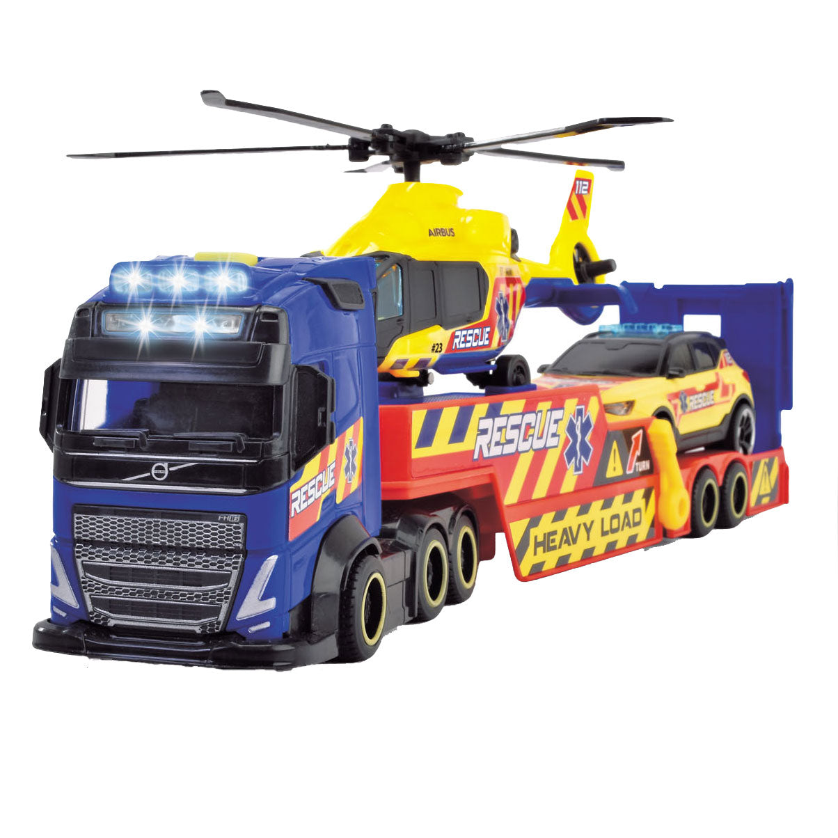 Dickie Transporter con elicottero di salvataggio