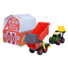Tractor ABC Fendti con remolque y granja