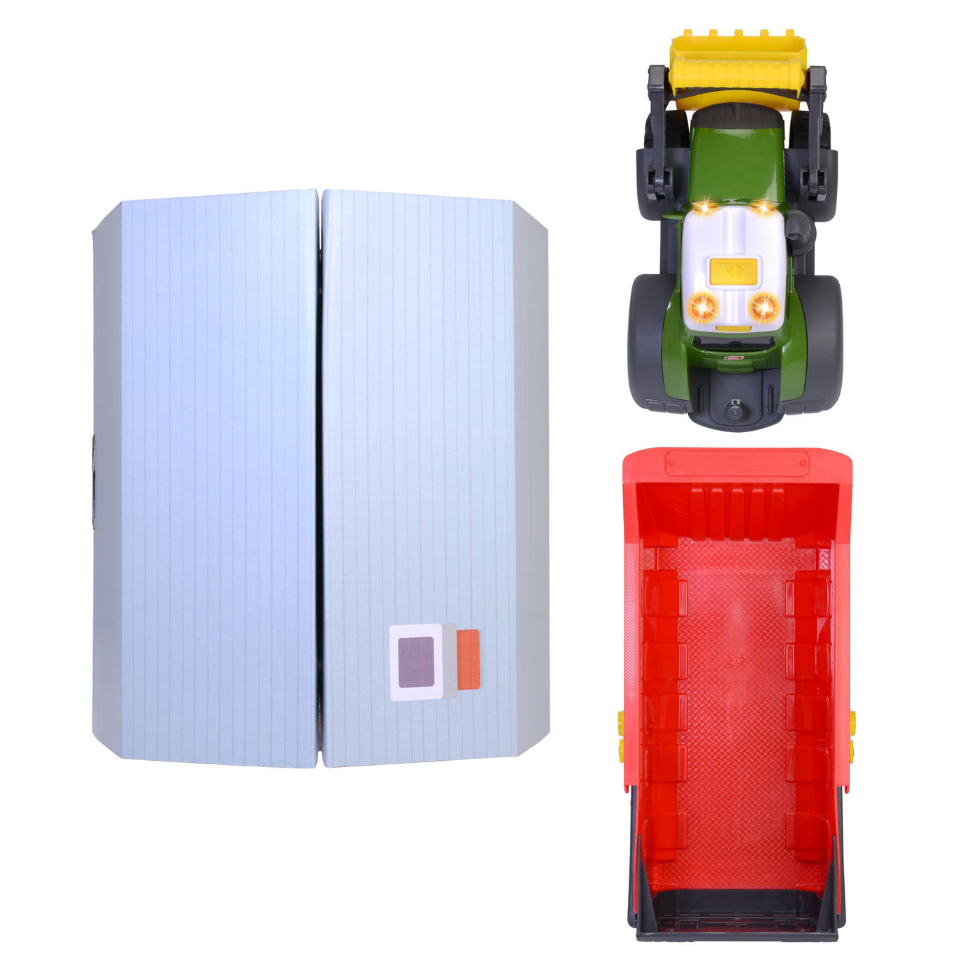 Trattore ABC Fendti con rimorchio e fattoria