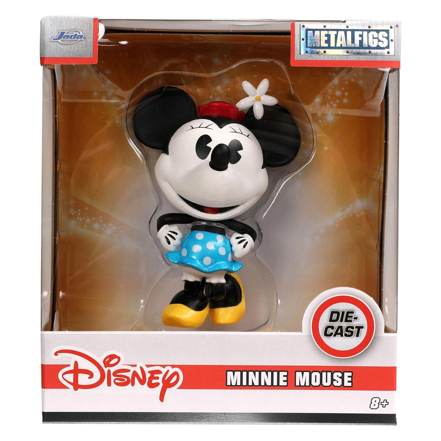 Jada die-cast minnie mouse klassiek speelfiguur, 10cm