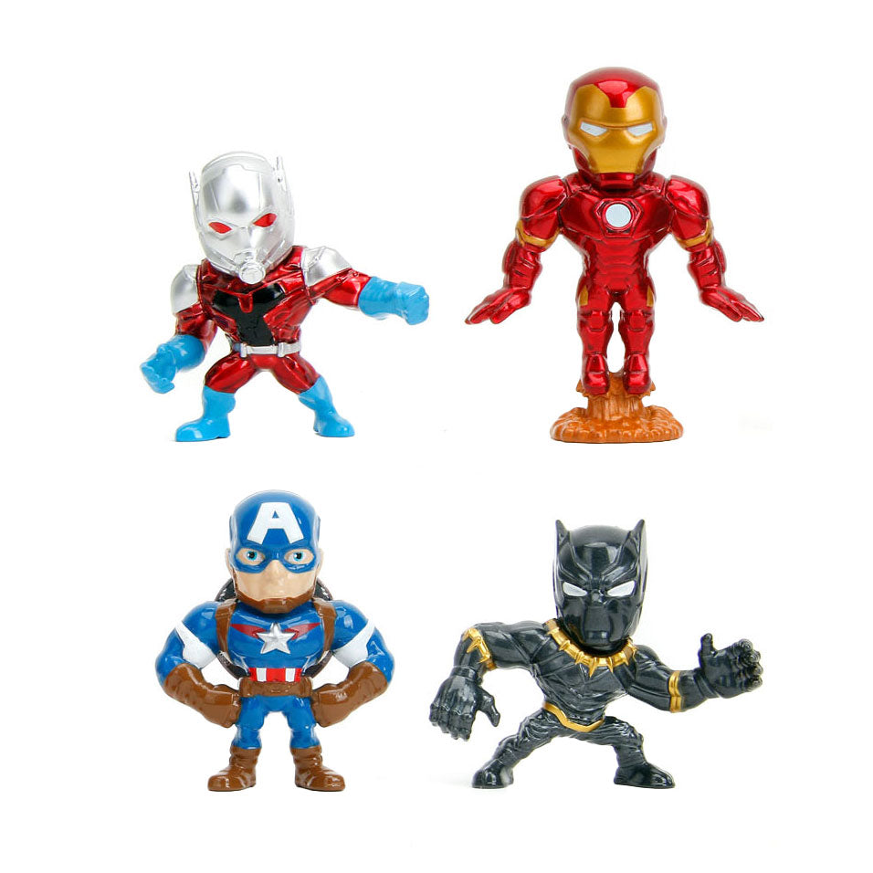 Jada toys jada metalfigs marvel avengers, 4st.
