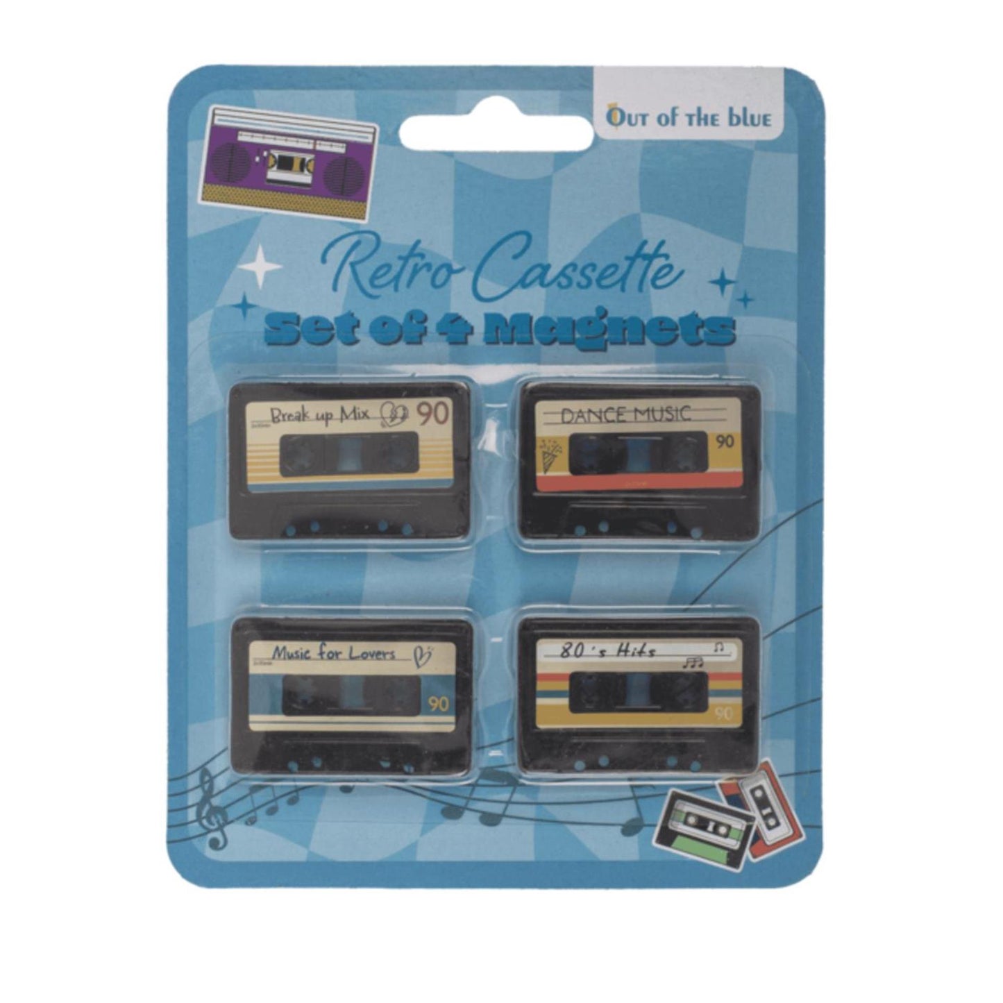 Set di cassette magnetiche da frigorifero Ootb da 4 pezzi.