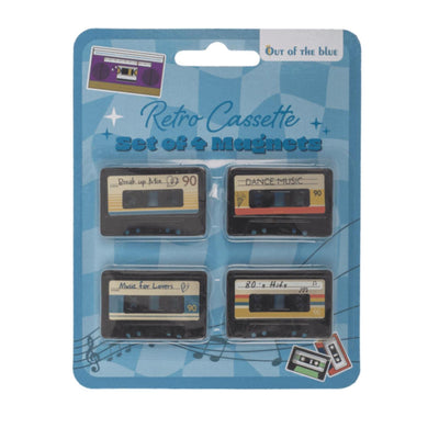 Juego de casetes de imanes para refrigerador Ootb de 4 piezas.