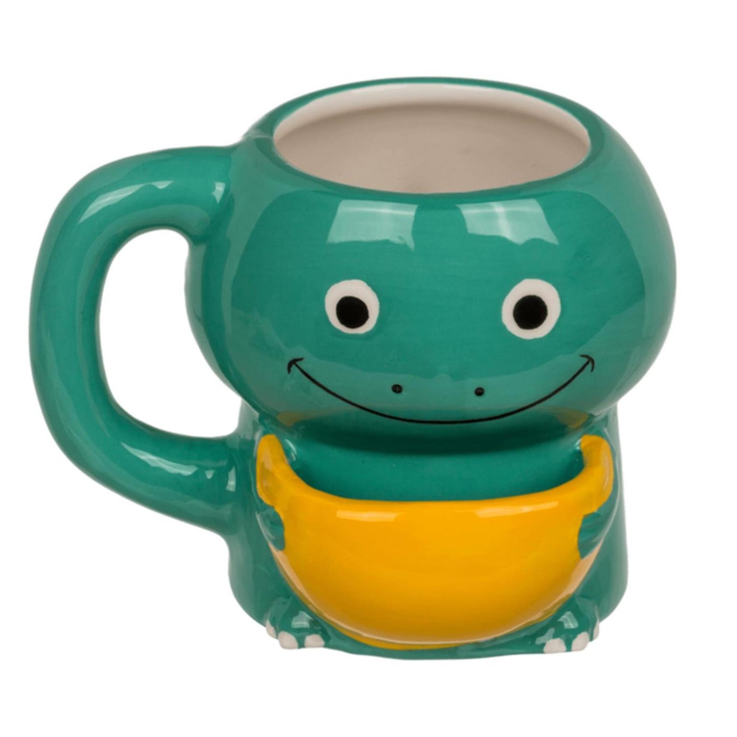 Tazza Ootb dinosauro con scomparto per biscotti 15x9x12 cm 450 ml