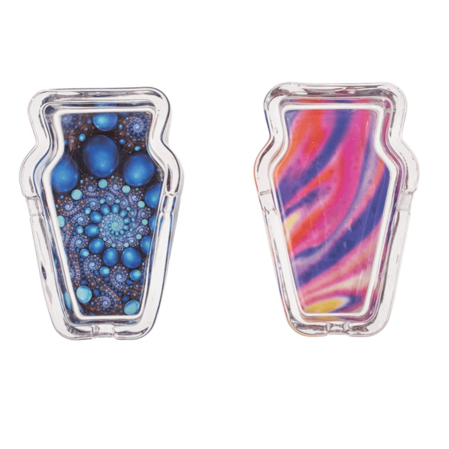 Posacenere in vetro Ootb che si illumina al buio 12x8 cm