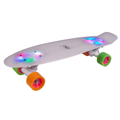 Hudora Skateboard Retro con luce