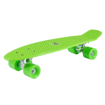 Hudora skateboard retrò verde chiaro