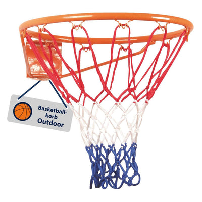 Hudora Basketball Ring Metal con Netje