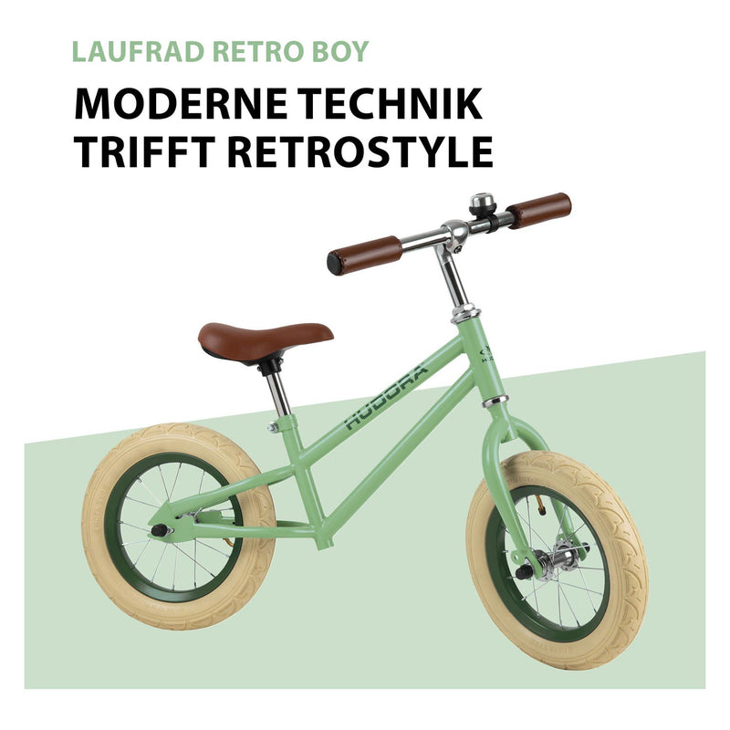 Hudora Balance Bike Vintage Green