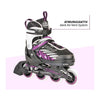 Hudora Skeelers Mia Black Purple, tamaño 37-40