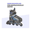 Hudora Skeelers Leon Blauw Black, taglia 37-40