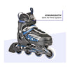 Hudora Skeelers Leon Blauw Black, taglia 37-40