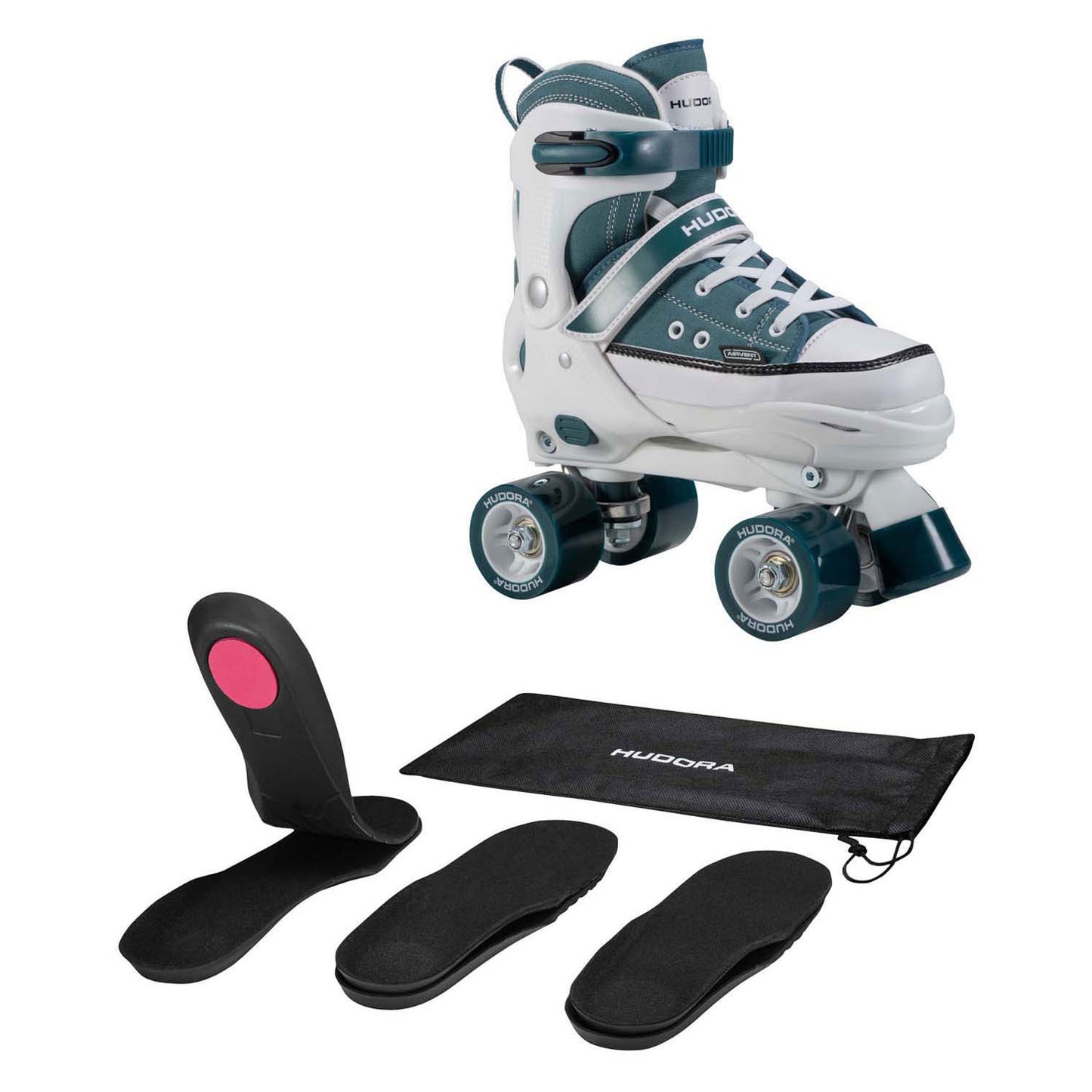 Sneaker de patinaje enrollador de Hudora Medianoche, tamaño 36