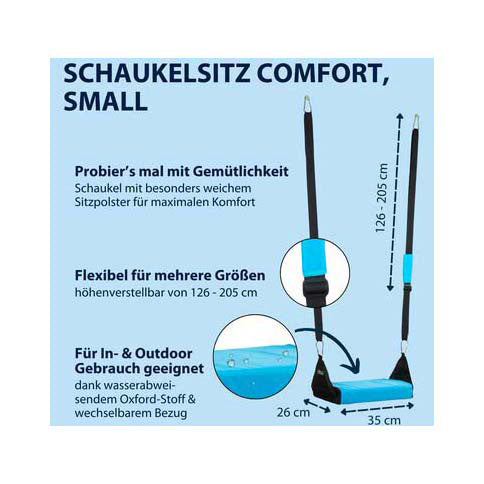 Sedia a dondolo Hudora Comfort piccolo, 35x26cm