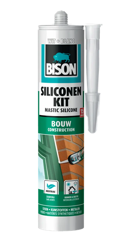 Sigillante siliconico Bison da costruzione bianco 310ml