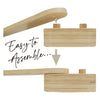 Juego de balanzas de madera RC de 8 piezas.