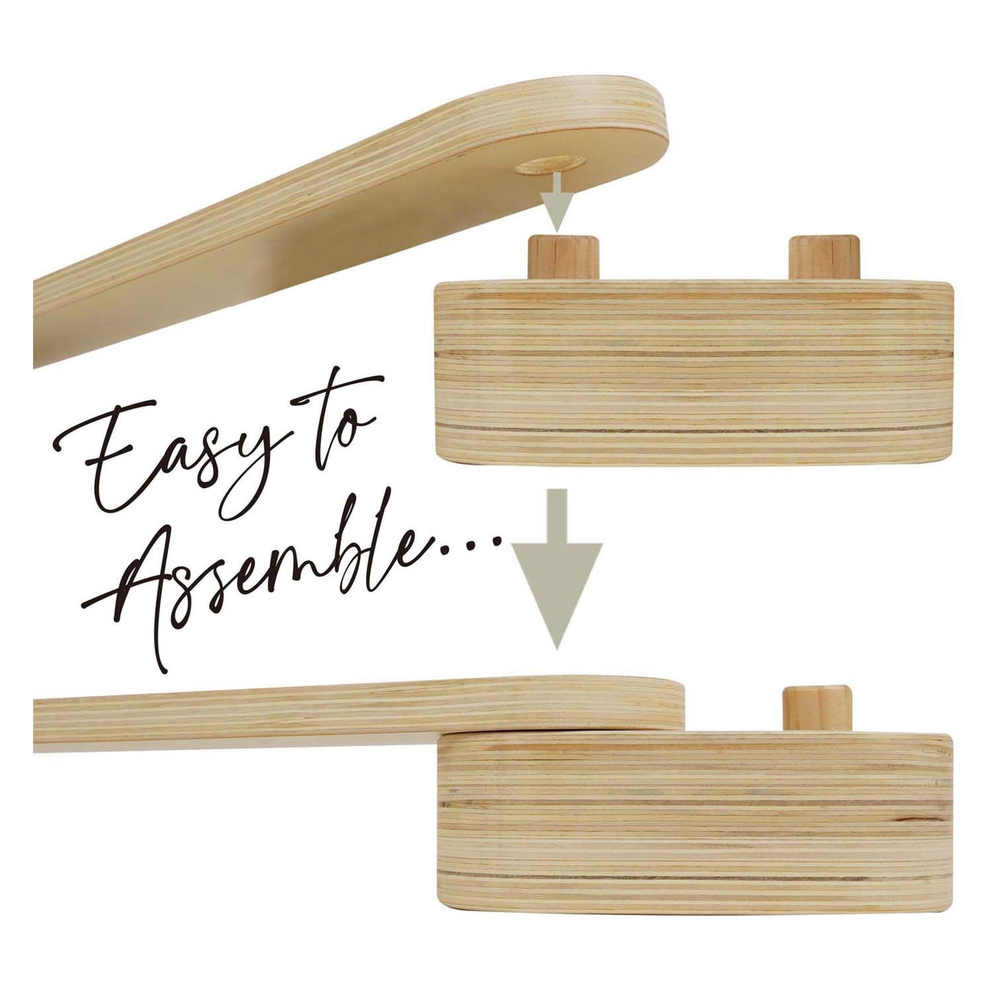Juego de balanzas de madera RC de 8 piezas.