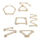 Set bilance in legno RC, 15 pezzi.