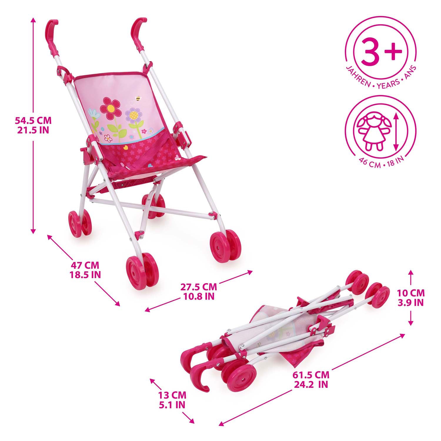 Buggy doll pram