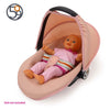 Silla de coche para muñecas 3 en 1 - rosa