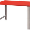 Banco de trabajo Ty bahco | pesado-du | con encimera de acero | 4 patas | negro | 1500 mm x 750 mm x 1030 mm - 1495wb15tsbk