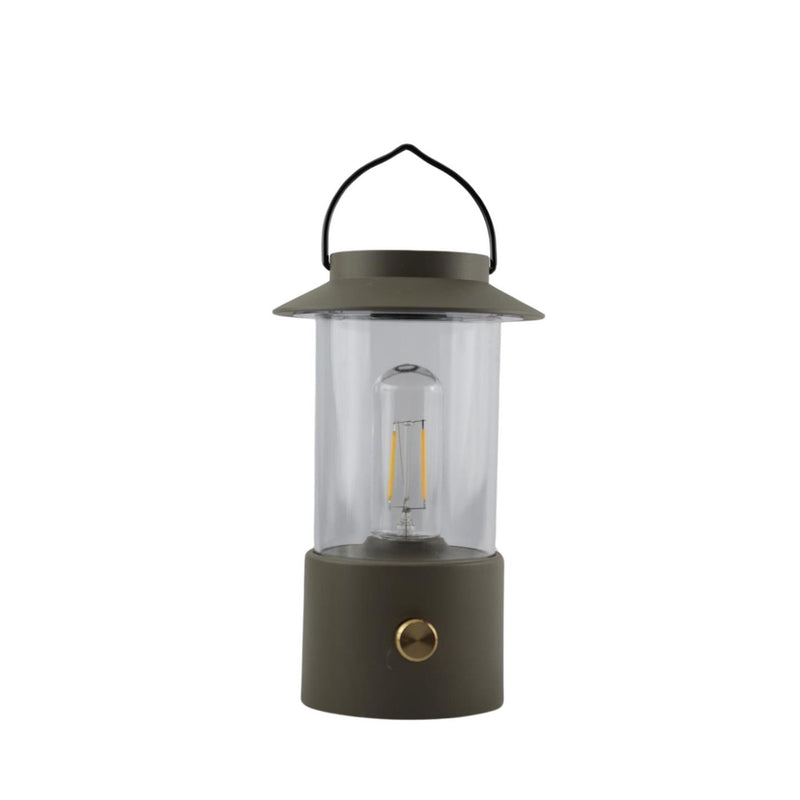 Anna's collection led lantaarn taupe 24x9cm op usb