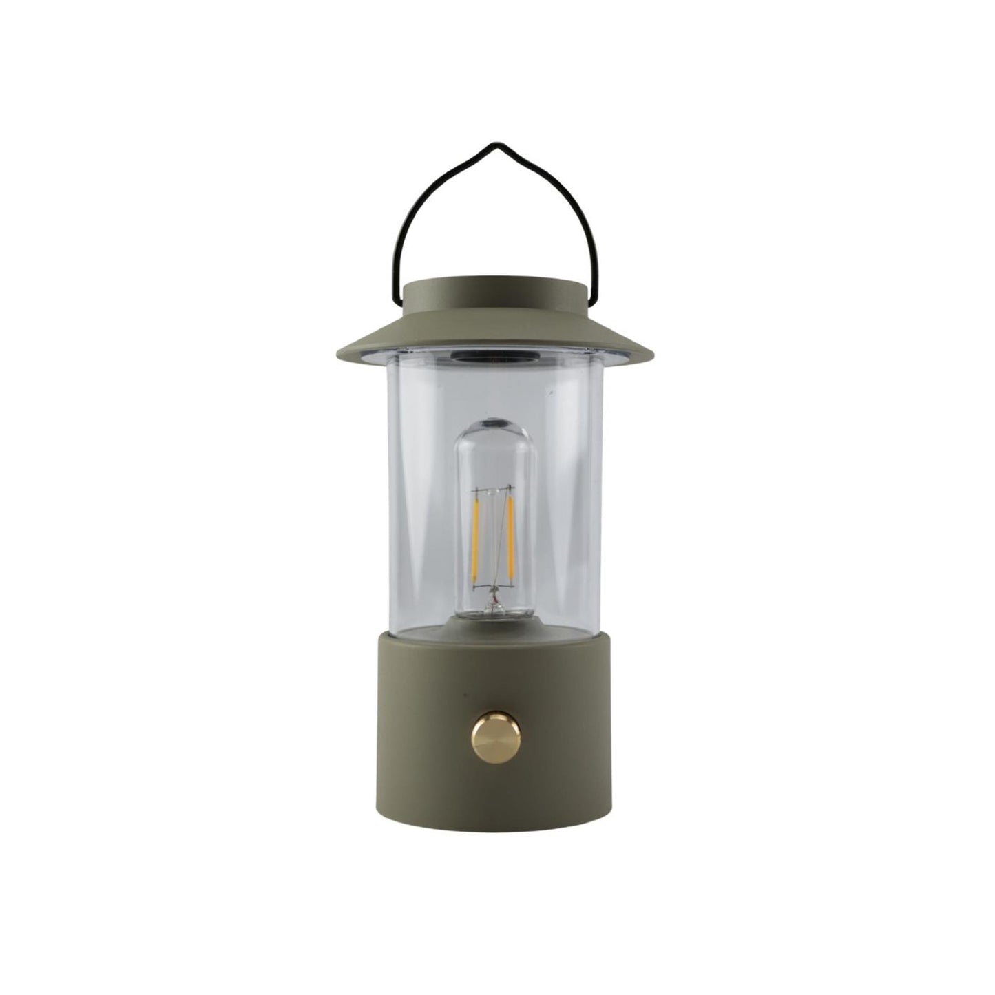 Lanterna LED collezione Anna oliva 24x9 cm su USB