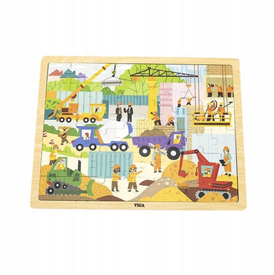 Viga - Puzzle de madera de 48 piezas - ciudad (3a+)