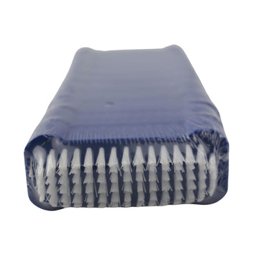 Pincel para uñas de plástico azul, paquete de 10