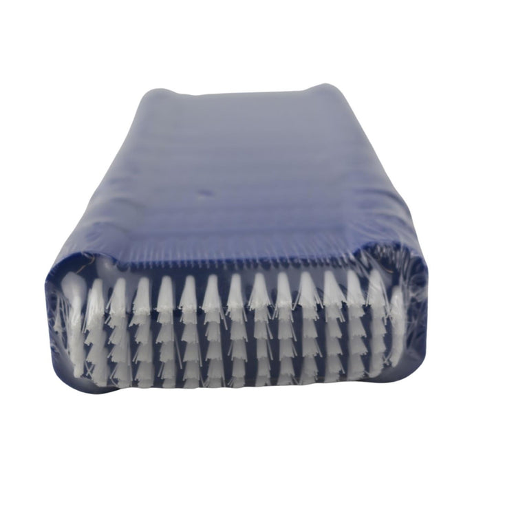 Nagelborstel kunststof blauw pak a 10st